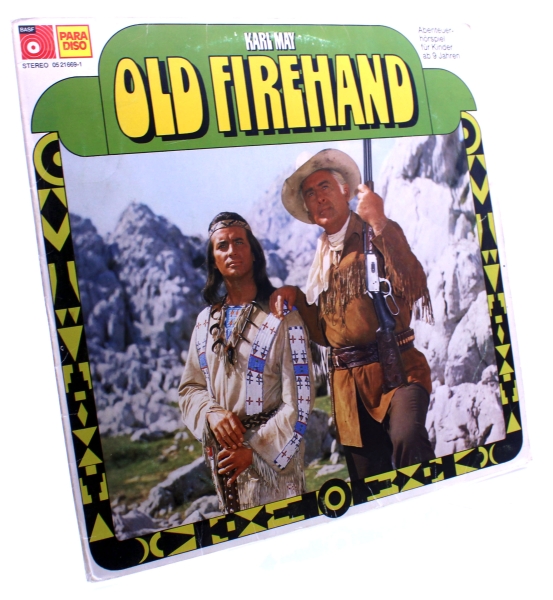 Karl May Old Firehand Schallplatte LP (30 cm) von BASF Paradiso